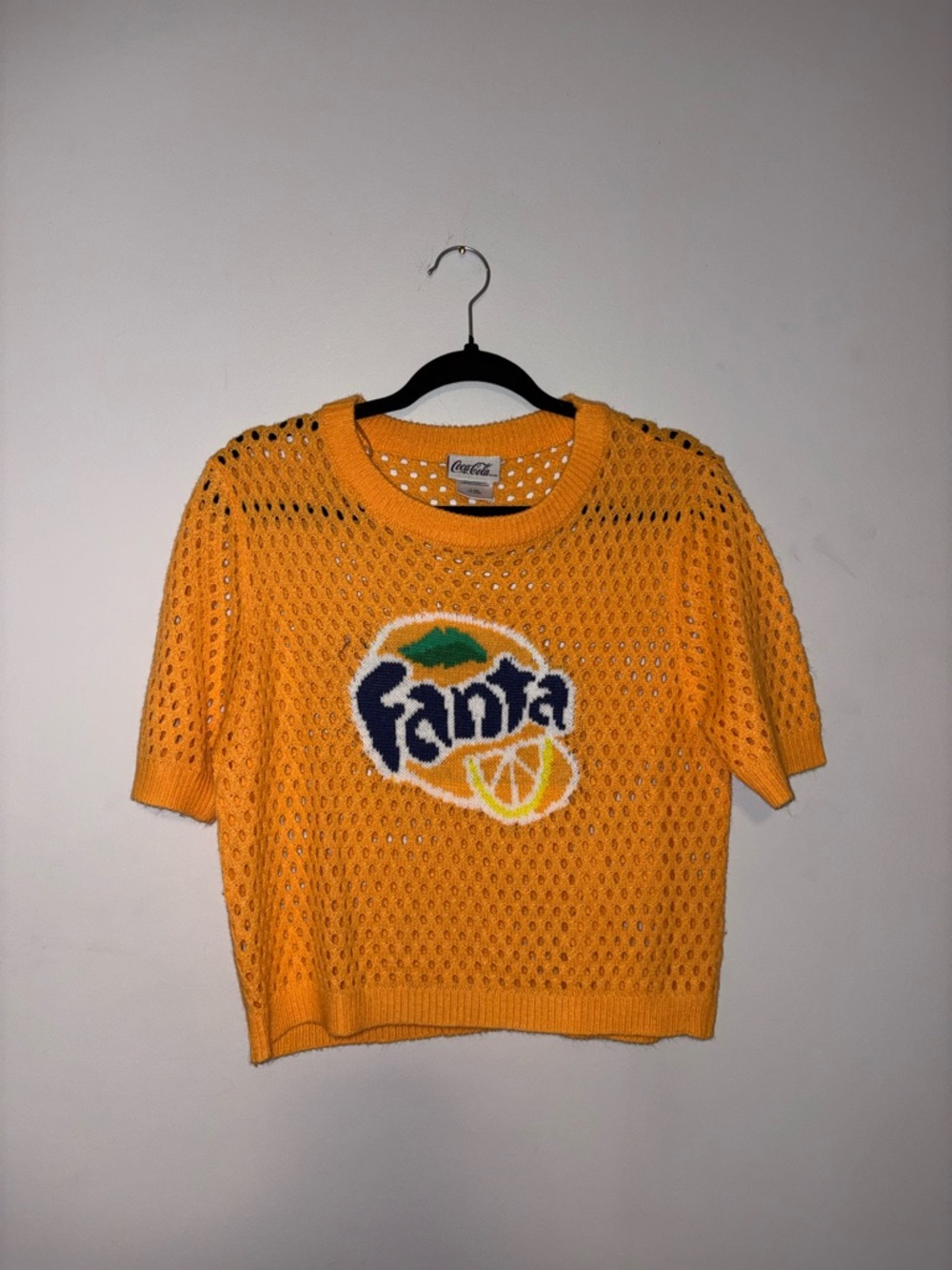 Coca Cola ~ Orange Mesh Fanta T-Shirt (NWOT)